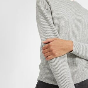 NWOT Everlane Cashmere Ribbed Roundneck Crew